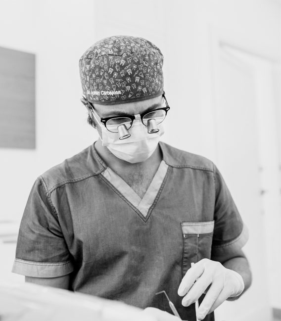 Dr. Adrian providing orthodontic care